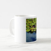 Mug Lotus rose en pluie (Devant gauche)