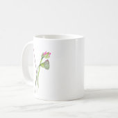Mug Lotus rose Fleur Zen Art bouddhiste (Devant gauche)