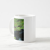 Mug lotus rose noir (Devant gauche)