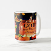Mug Louange Dieu D'Où Viennent Toutes Les Bénédictions (Devant droit)