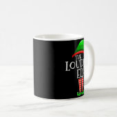 Mug Loudest Elf Group Matching Family Christmas Loud F (Devant droit)