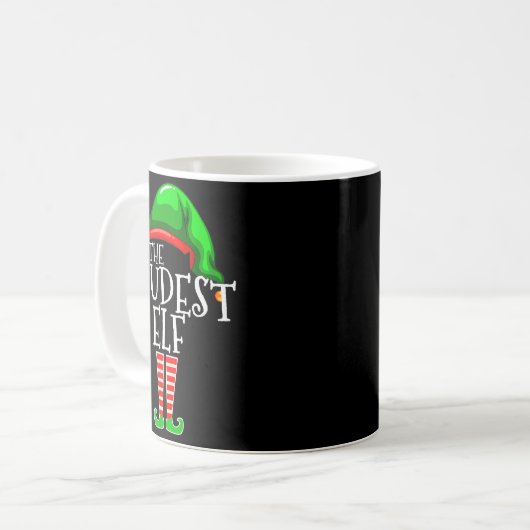 Mug Loudest Elf Group Matching Family Christmas Loud F (Devant gauche)