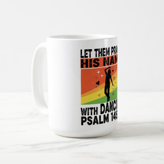 Mug Louer son nom design dansant (Devant gauche)