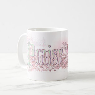 Mug "Louez Le Seigneur" pastel rose et vert
