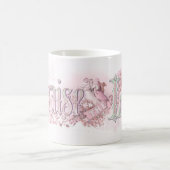 Mug "Louez Le Seigneur" pastel rose et vert (Centre)
