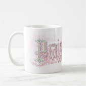 Mug "Louez Le Seigneur" pastel rose et vert (Gauche)