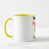 Mug Louez un taxi ! Affiche de cabine jaune NYC (Gauche)