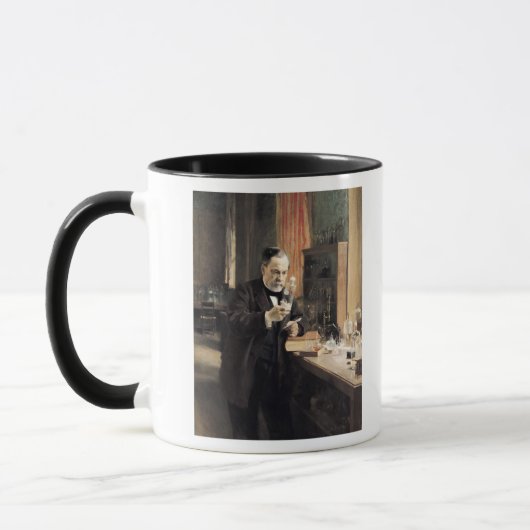 Mug Louis Pasteur dans son laboratoire, 1885 (Gauche)