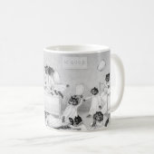 Mug Louis Wain Cat Art Be Good cat coussin combat (Devant droit)