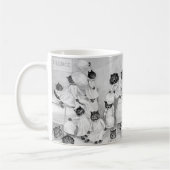 Mug Louis Wain Cat Art Be Good cat coussin combat (Gauche)