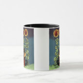 Mug Louis Wain Cats dans le jardin de tournesol (Centre)