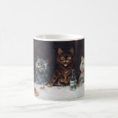 Mug Louis Wain “ The bachelor party ” (Centre)