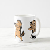 Mug Louis Wain, trois chats de musique (Devant droit)