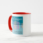 Mug Louisa May Alcott Coffee Quote (logo Carré) (Devant gauche)