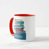 Mug Louisa May Alcott "Je préférerais prendre du café" (Devant gauche)