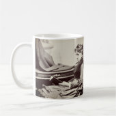Mug Louisa peut photographie d'Alcott - affectueuse (Gauche)