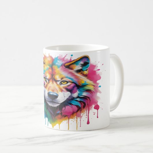 Mug Loup (Devant droit)
