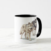 Mug Loup (Devant droit)