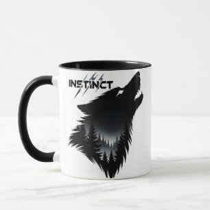 Mug loup alpha Graphique