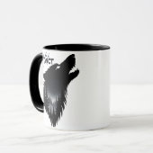 Mug loup alpha Graphique (Devant gauche)