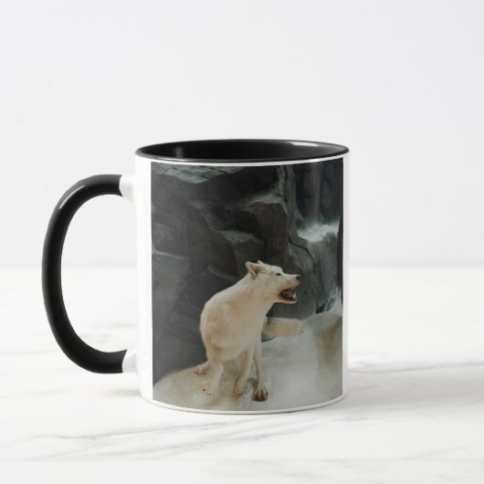 Mug Loup blanc (Gauche)