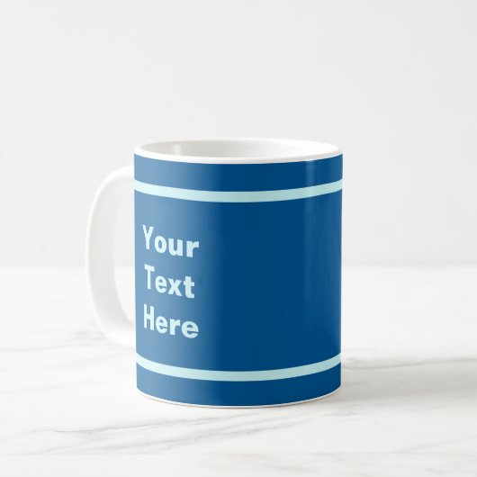 Mug Loup bleu (Devant gauche)