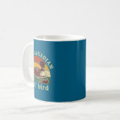 Mug Loup canadien stud drôle d'oiseau plongeur plongeu (Devant gauche)