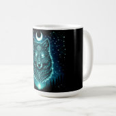 Mug Loup Céleste – Galaxie de la Faune Hurlement Cosmi (Devant droit)