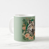 Mug Loup Cottagecore (Devant gauche)