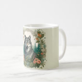 Mug Loup Cottagecore (Devant droit)