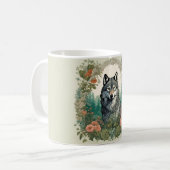 Mug Loup Cottagecore (Devant gauche)