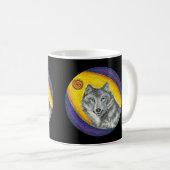 Mug Loup curatif de chaman (Devant droit)