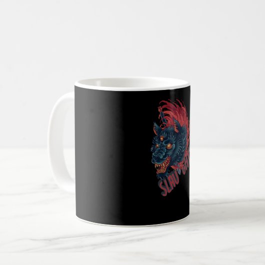 Mug Loup d'abattre (Devant gauche)