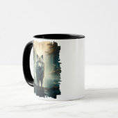 Mug Loup dans la forêt brumeuse (Devant gauche)