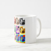 Mug Loup d'art pop (Devant droit)