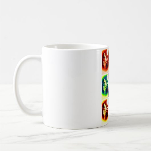 Mug Loup d'art pop (Gauche)