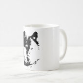 Mug Loup d'art pop (Devant droit)