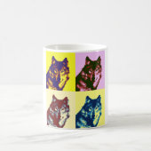 Mug Loup d'art pop (Centre)
