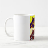 Mug Loup d'art pop (Gauche)