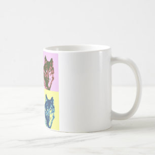 Mug Loup d'art pop