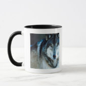 Mug Loup de bois de construction (Gauche)