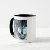 Mug Loup de bois de construction (Devant gauche)