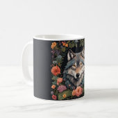 Mug Loup de Cottagecore (Devant gauche)