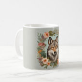 Mug Loup de Cottagecore (Devant gauche)