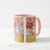 Mug Loup de Cuisine de trois petits cochons, conte Vin (Devant droit)