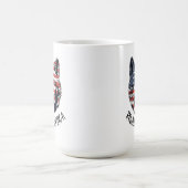 Mug Loup de l'Amérique patriotique sauvage (Centre)