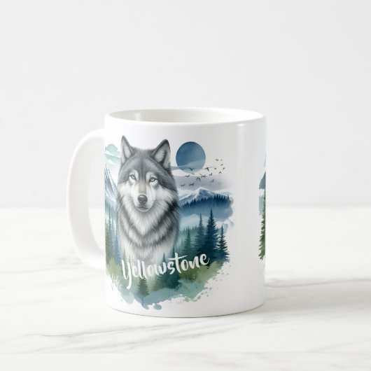 Mug Loup de Yellowstone (Devant gauche)