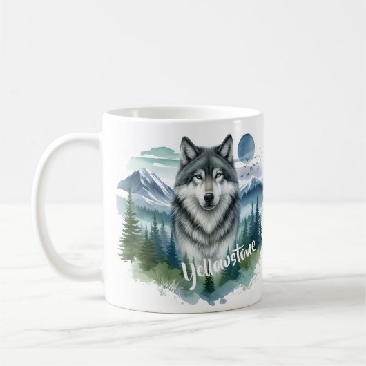 Mug Loup de Yellowstone (Gauche)