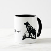 Mug Loup de Yellowstone (Devant droit)