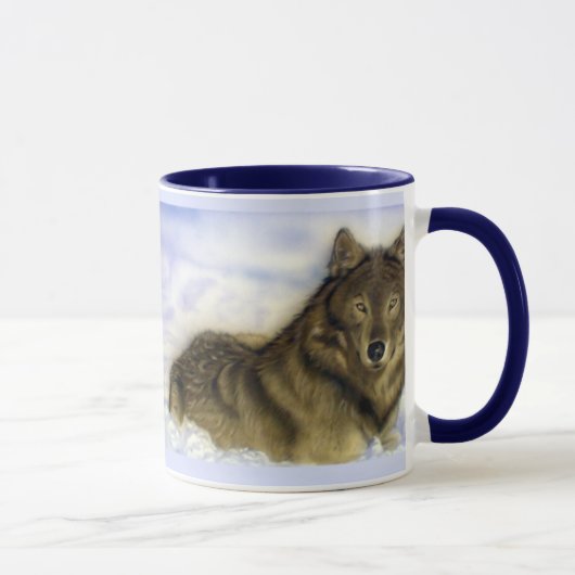Mug Loup d'hiver (Droite)